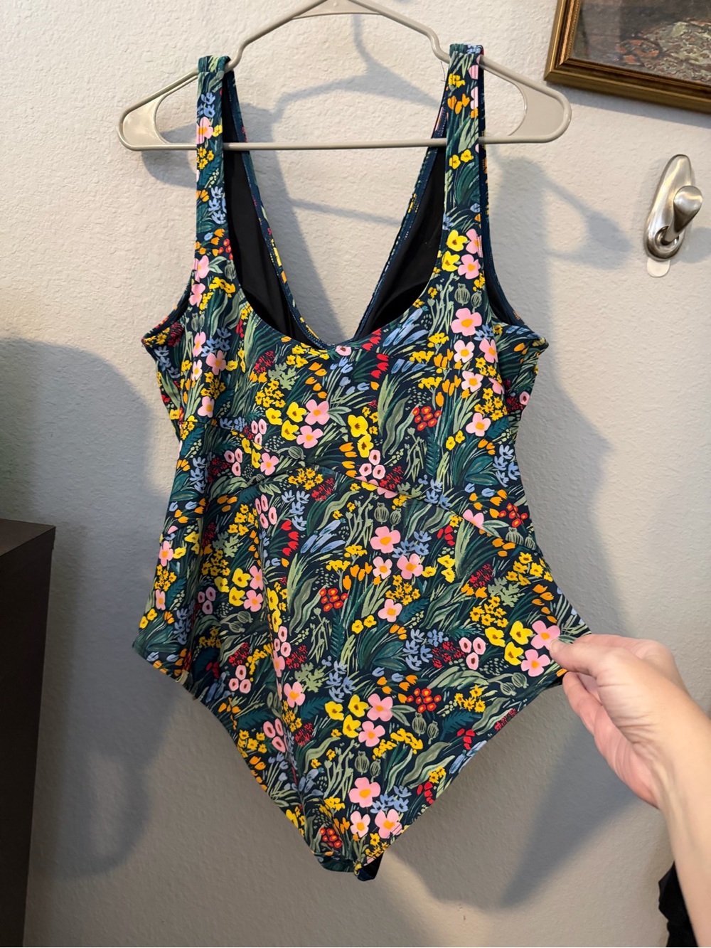 Summersalt The Perfect Wrap One-Piece Swimsuit Floral Print Size 18 NWOT - Picture 2 of 6